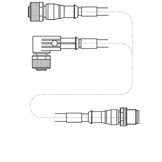 Соединительные кабели M12