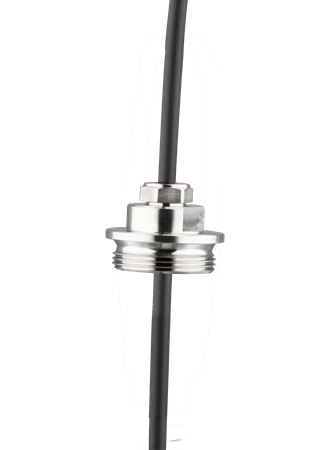Screw connection for suspension cable