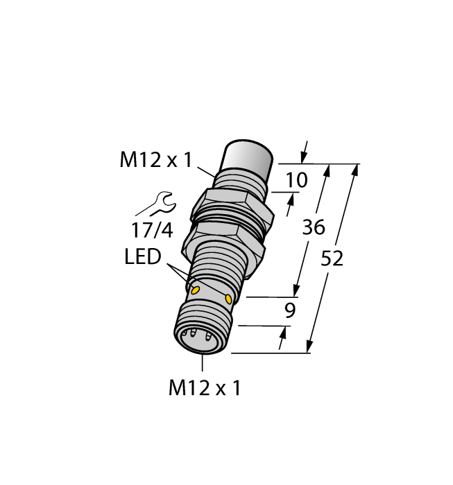 Индуктивный датчик приближения NI8U-MT12H-AN6X-H1141