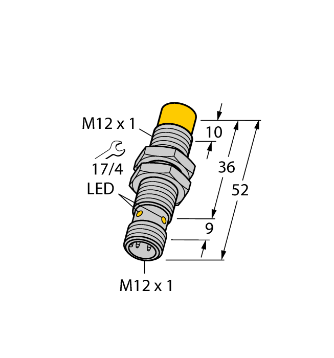 Индуктивный датчик приближения NI4-M12-AD6X-H1141