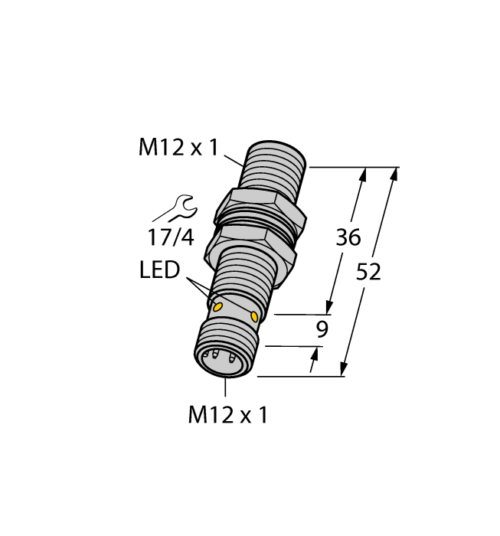 Индуктивный датчик приближения BI6U-MT12-IOL6X2-H1141