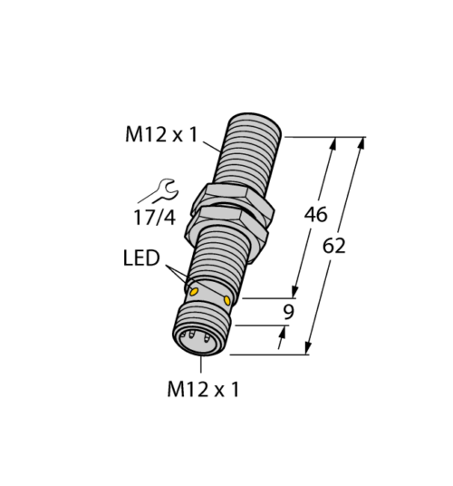 Индуктивный датчик приближения BI3U-MT12E-VP4X-H1141