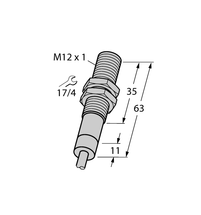 Индуктивный датчик приближения BI2-EM12D-AP6/S120