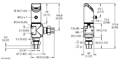 Датчик давления Turck — PS326-001D-01-LI2UPN8-H1141